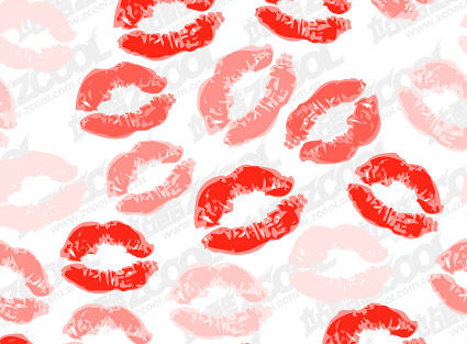 朱色のタイル張りの背景素材ベクター