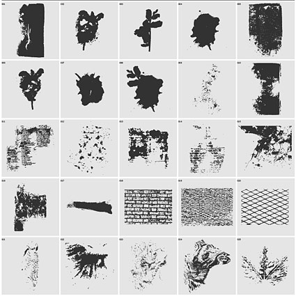 インクと壁のテーマベクター