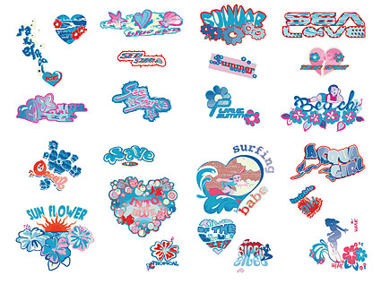 素敵な女の子 - アクアをベクターします。