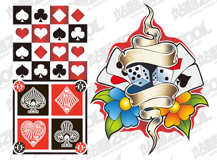 火かき棒要素ベクター材料