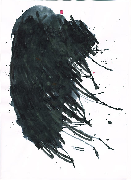 インクまるで水彩絵の素材 045 前