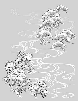 花-18 の線の描画