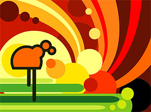 色およびベクター 2 の要素