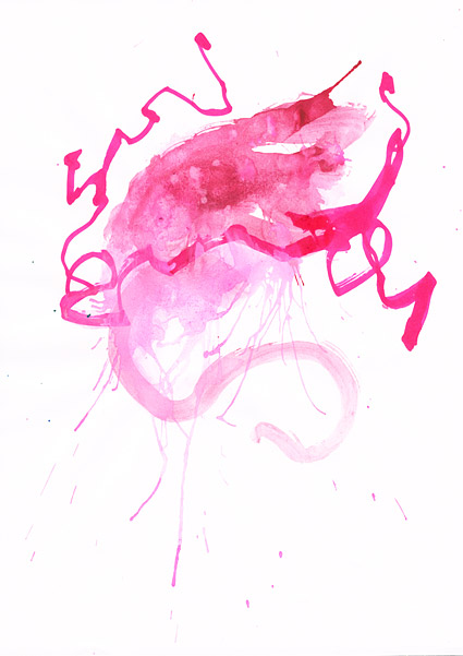 インクまるで水彩絵の素材 034 前