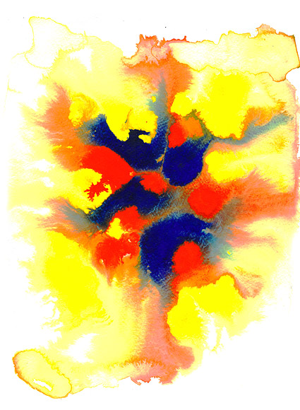 インク水彩画像素材-025 する前に