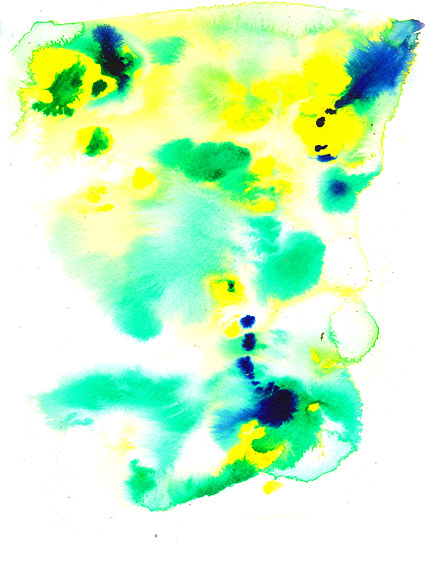 インクまるで水彩絵の素材 007 の前に