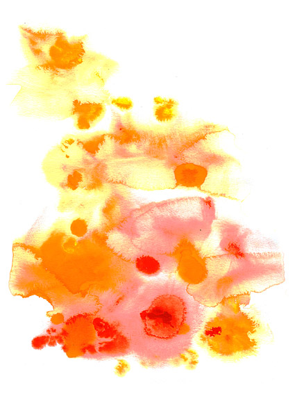 インクまるで水彩絵の材料 004 前