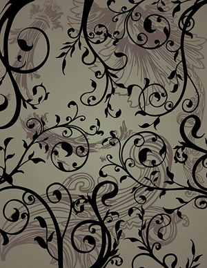 黒と白のファッション パターン