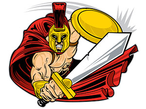 ベクター クールな侍