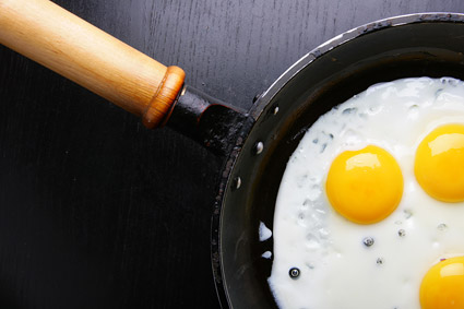 パン揚げ卵品質画像素材