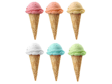 アイス クリーム コーンの画像品質の素材