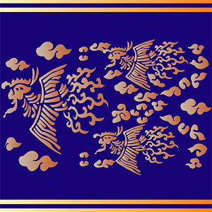 古典的な縁起の良い鳳凰を計画します。