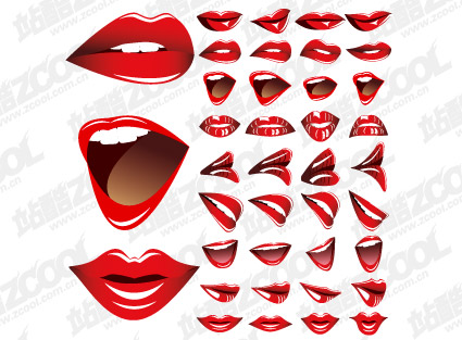 ベクター口素材 2