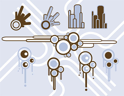 ベクター素材ライン デザイン要素