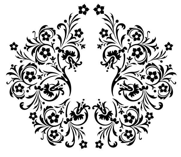 モノクロのパターン ベクター