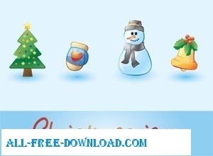 クリスマスのアイコン ベクターのアイコン - 無料ベクター