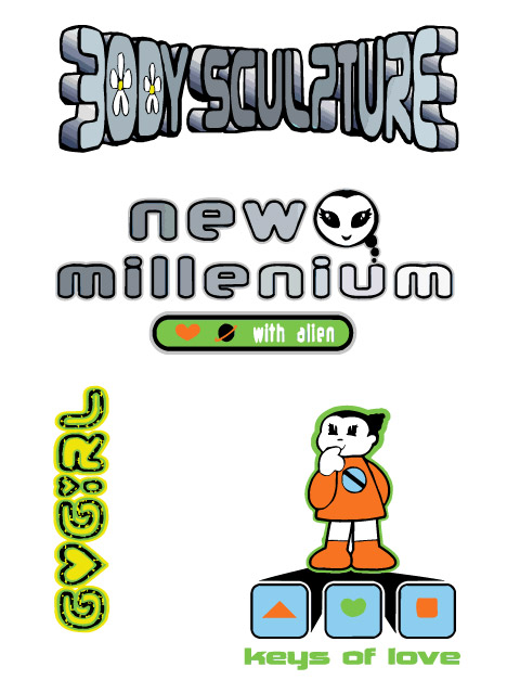 ファッションのトレンドの女の子のデザイン要素