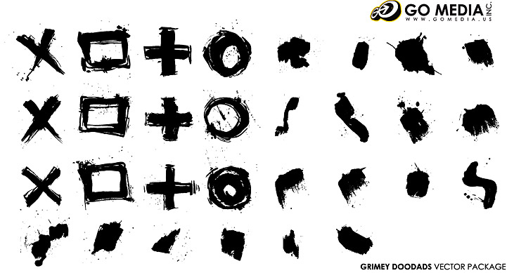 移動メディア ベクター材料製品 - インク スタイル