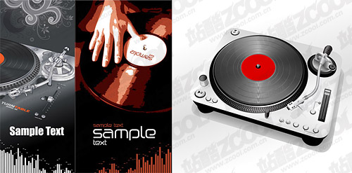 DJ のベクター素材