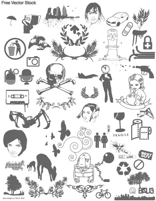 ベクターの絶妙なデザイン