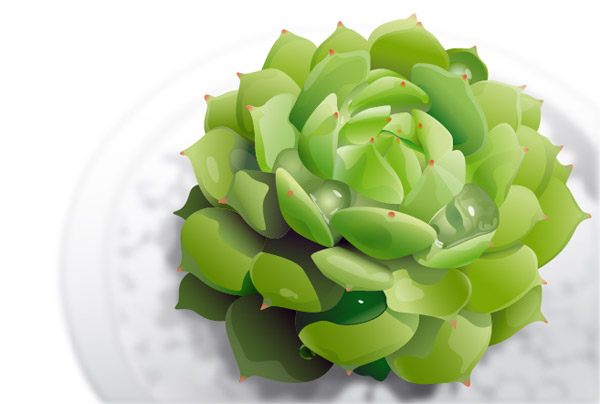 ベクター材料の緑