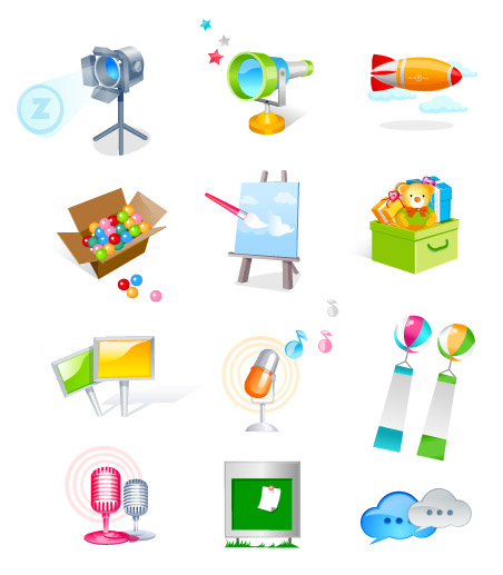 写真のライト、双眼鏡