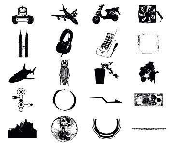 デザイン要素の flavafx 傾向無料ベクター材料 2