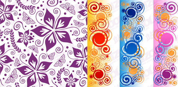 蝶のパターンと動的な形状