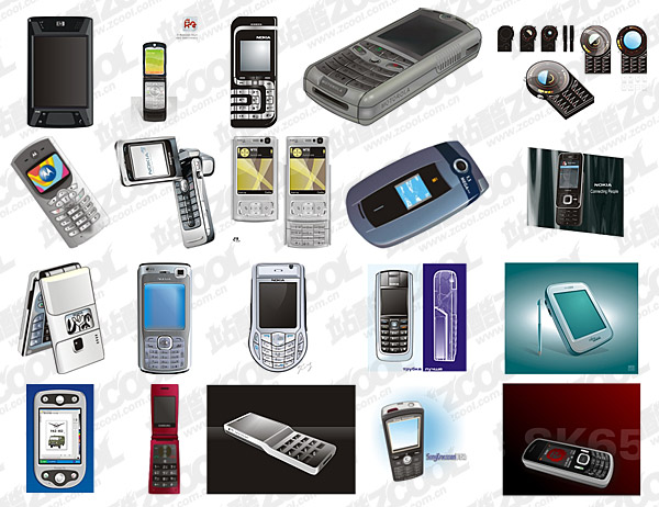 携帯電話のベクター素材の cdr 形式