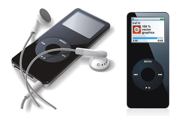 iPod のベクター素材