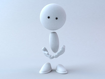 3 D 画像の少ない材料