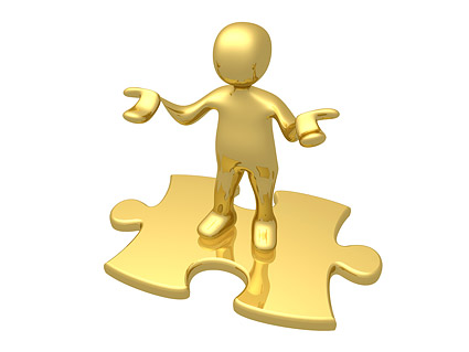 小さな画像素材 2 と 3 D のパズルします。