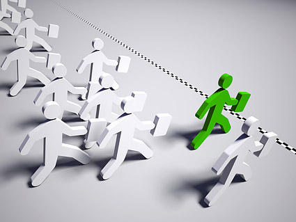 ほとんどの男 2 を実行して動作するように 3 D 画像素材