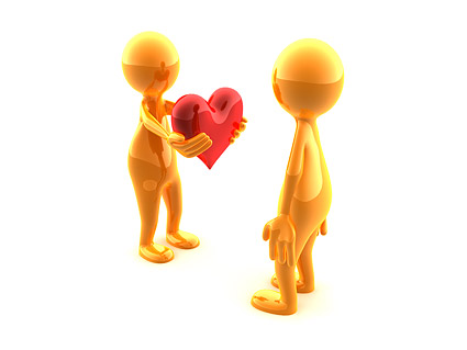 愛の画像素材の 3 D の小さな犠牲