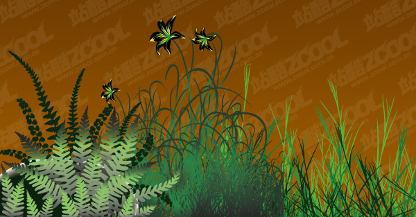 花のベクター材料