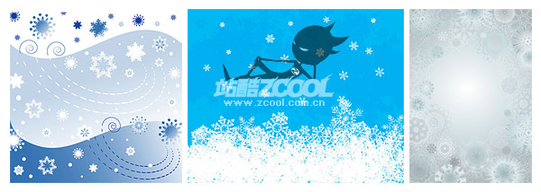 クリスマス雪背景素材をベクターします。