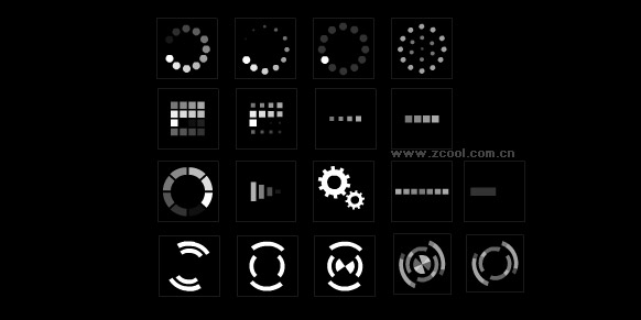 一般的なアニメーション fla ソース ファイル素材の読み込み