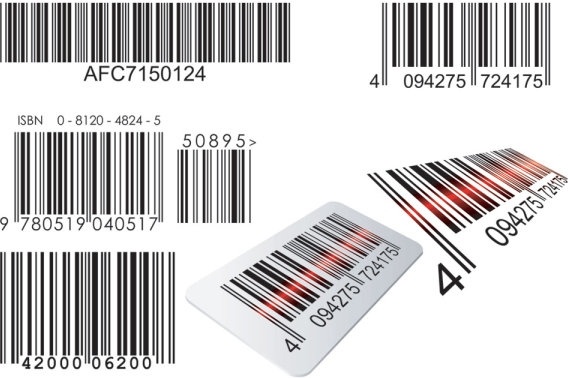 現実的なバーコード 02 ベクター無料ベクター 674.83 KB