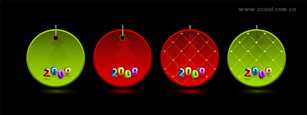 タグ ベクター クリスマス 2009