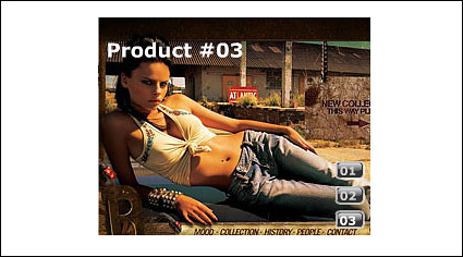 フラッシュ + xml 洗練された韓国の広告コード (3 図スワップ)