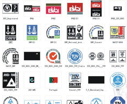 ベクターのロゴ認定材料