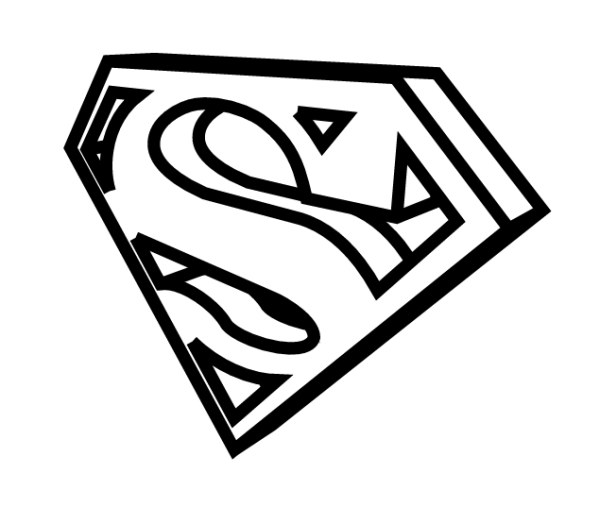 スーパーマンのロゴ 無料素材イラスト ベクターのフリーデザイナー