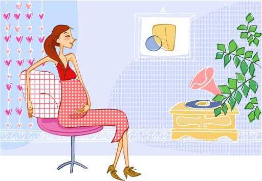 妊娠中の母親の材料