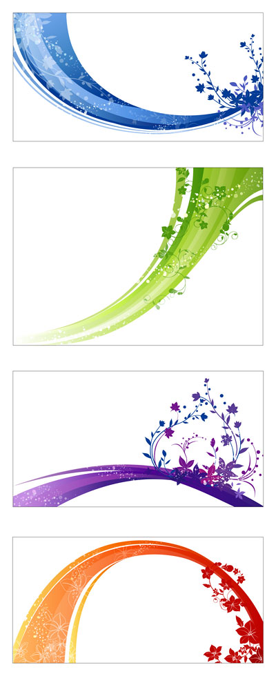 動的なファッション パターン ベクター材料