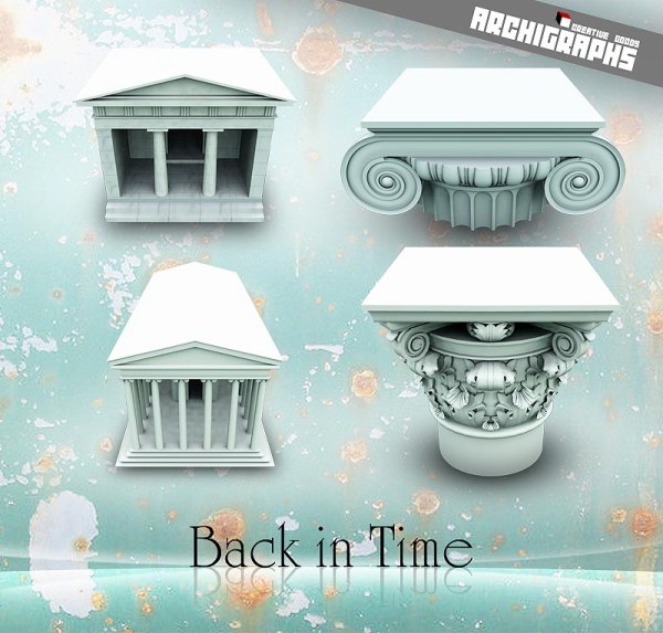 ギリシャ建築の png 形式のアイコン