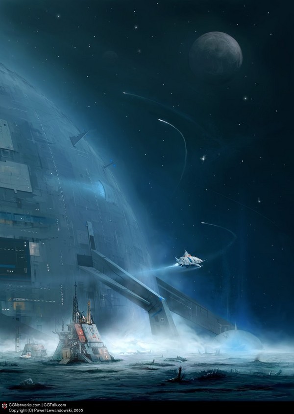 元のシーンの絵の鑑賞