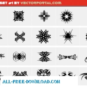 その他設定 1 ベクター部族 - 無料ベクター