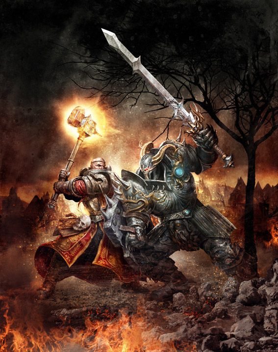 元の絵画のウォー ハンマー シリーズ