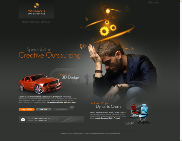 アウトソーシングの Web デザインのアルゼンチン