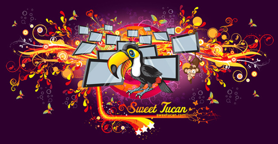 イギリスのクスクス子供を楽しむファッション イラストレーター